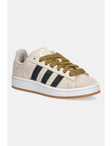 adidas Originals sneakers de piele întoarsă pentru copii CAMPUS 00s culoarea bej, JP7623