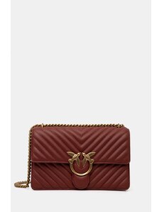 Pinko poseta de piele culoarea portocaliu, 100941 A0GK