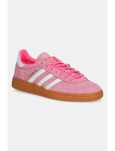 adidas Originals sneakers din piele intoarsă Handball Spezial W femei, culoarea roz, JI2654