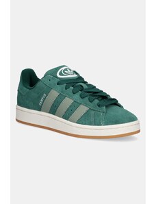 adidas Originals sneakers din piele intoarsă Campus 00s culoarea verde, JH8794