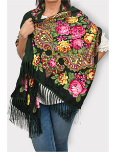 Magazin Traditional Esarfa Inflorata - Verde