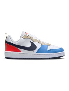 Nike Court Borough Low Recraft WHITE/THUNDER BLUE-LT CRIMSON