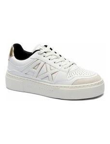 Armani Exchange Sneakers cu adaos de piele