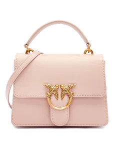 Pinko De piele cufăr Love One Top Handle Mini Light