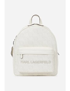 Karl Lagerfeld rucsac femei, culoarea alb, mare, modelator, A1W30133