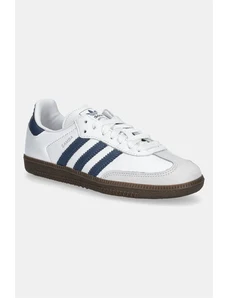 adidas Originals sneakers din piele Samba Og W femei, culoarea alb, JH5688