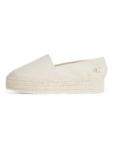 Calvin Klein Jeans Espadrile gri deschis