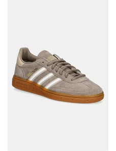 adidas Originals sneakers din piele intoarsă Handball Spezial femei, culoarea maro, JH5443