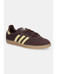 adidas Originals sneakers Samba OG femei, culoarea maro, JR8167