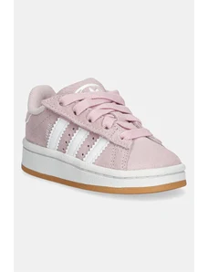 adidas Originals sneakers de piele întoarsă pentru copii CAMPUS 00s culoarea roz, JP5508