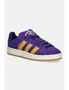adidas Originals sneakers din piele intoarsă Campus 00s culoarea violet, JI3166