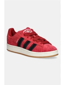 adidas Originals sneakers din piele intoarsă Campus 00s culoarea rosu, JI3165