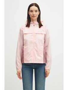 Columbia jachetă de exterior Crested Canyon Windbreaker culoarea roz, 2116481