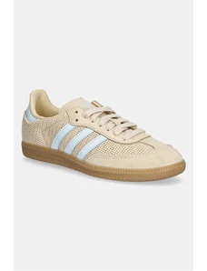 adidas Originals sneakers Samba OG femei, culoarea bej, JR8168