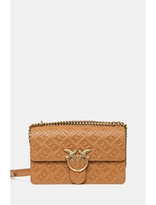Pinko poseta de piele culoarea maro, 100941 A1YB