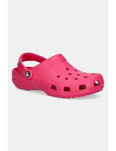 Crocs papuci Classic femei, culoarea roz, 10001.0ZQ