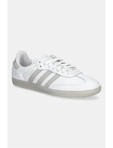 adidas Originals sneakers din piele Samba OG culoarea alb, JI3206