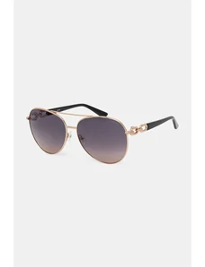 Guess ochelari de soare femei, culoarea auriu, GU00158_6128B