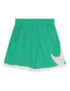NIKE Pantaloni sport 'SWOOSH' verde deschis / alb