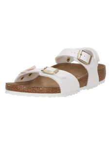BIRKENSTOCK Sandale 'Rio' roz / alb