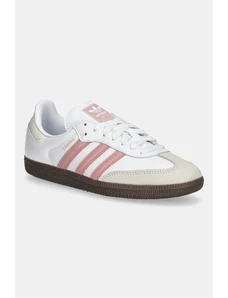 adidas Originals sneakers din piele Samba OG culoarea alb, JI2677