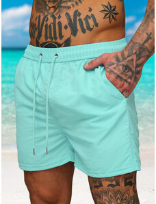 Pantaloni scurti de baie bărbați verde-mentă OZONEE JS/XL018/13