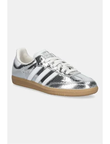 adidas Originals sneakers din piele Samba OG culoarea argintiu, JR0035