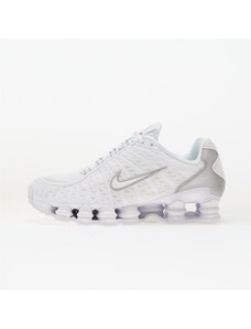 Nike Shox TL White/ White-Metallic Silver-Max Orange