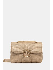 Pinko poșetă culoarea bej, 100038 A2C8
