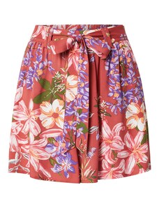 ONLY Pantaloni cutați 'ONLNOVA' oliv / lila / portocaliu caisă / roșu cireș