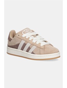 adidas Originals sneakers din piele intoarsă Campus 00S Twist culoarea bej, JR5752