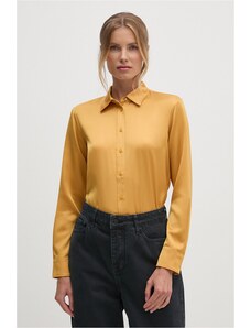 Lauren Ralph Lauren cămașă culoarea galben, cu guler clasic, regular, 200918715