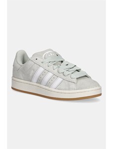 adidas Originals sneakers din piele întoarsă Campus 00S culoarea verde, JQ8348