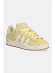 adidas Originals sneakers din piele întoarsă Campus 00S W culoarea galben, JQ5754