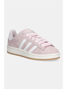 adidas Originals sneakers din piele întoarsă Campus 00S culoarea roz, JQ5751