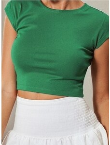 Sinsay - Tricou basic - verde