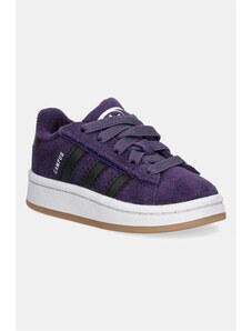 adidas Originals sneakers de piele întoarsă pentru copii CAMPUS 00s culoarea violet, JQ8561
