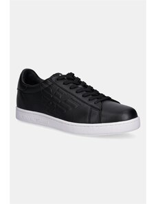 EA7 Emporio Armani sneakers din piele culoarea negru, AF10848.7X000331