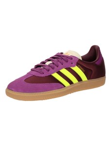 ADIDAS ORIGINALS Sneaker low 'SAMBA' galben / lila / roșu burgundy / alb