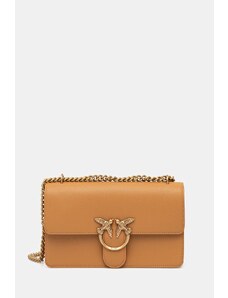 Pinko poseta de piele culoarea maro, 100941 A0F1