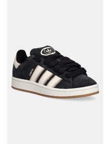 adidas Originals sneakers din piele întoarsă Campus0S W culoarea negru, JQ5806