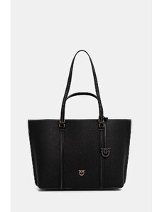 Pinko poseta de piele culoarea negru, 102832 A1LF