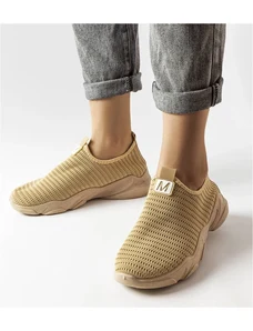 Gemre Adidași cu șireturi Azalee bej închis