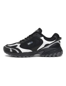 Tommy Jeans Sneaker low gri / negru / alb