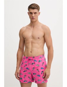 Nike pantaloni scurți de baie culoarea portocaliu, NESSF553