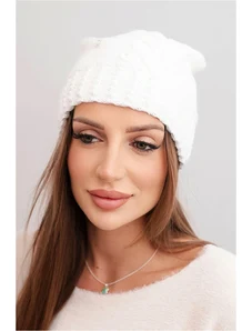 Kesi Căciulă de lână de iarnă pentru femei cu model în relief