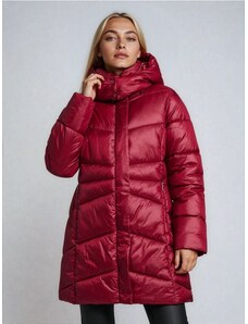 Sinsay - Geacă matlasată cu glugă - mov