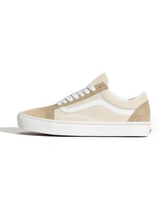 VANS Sneaker low 'Old Skool' brocart / maro deschis / alb