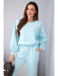 Kesi Włoski Trening de damă Kesi cu broșă de culoarea untului