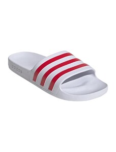 ADIDAS PERFORMANCE Flip-flops 'ADILETTE AQUA' roşu închis / alb